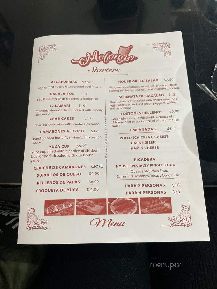 Mofongo Steak House - Woodbridge, VA menu_pic