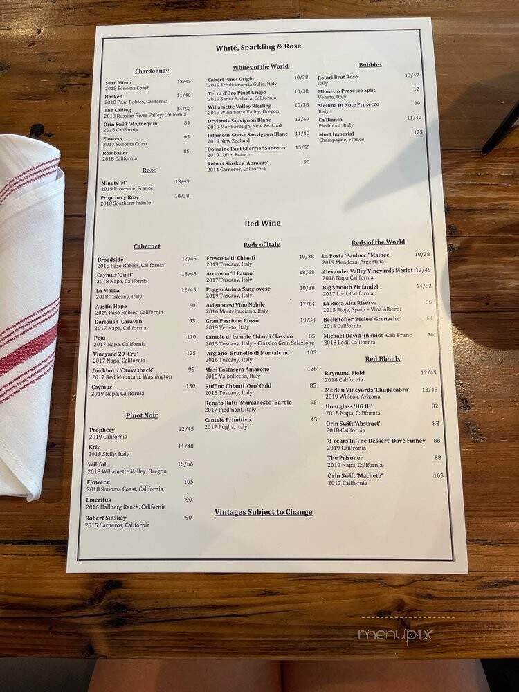 Giovanni - Rockwall, TX menu_pic