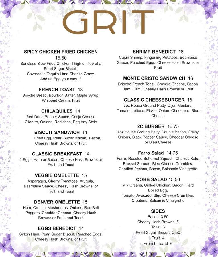 Grit 2C - Caldwell, ID menu_pic