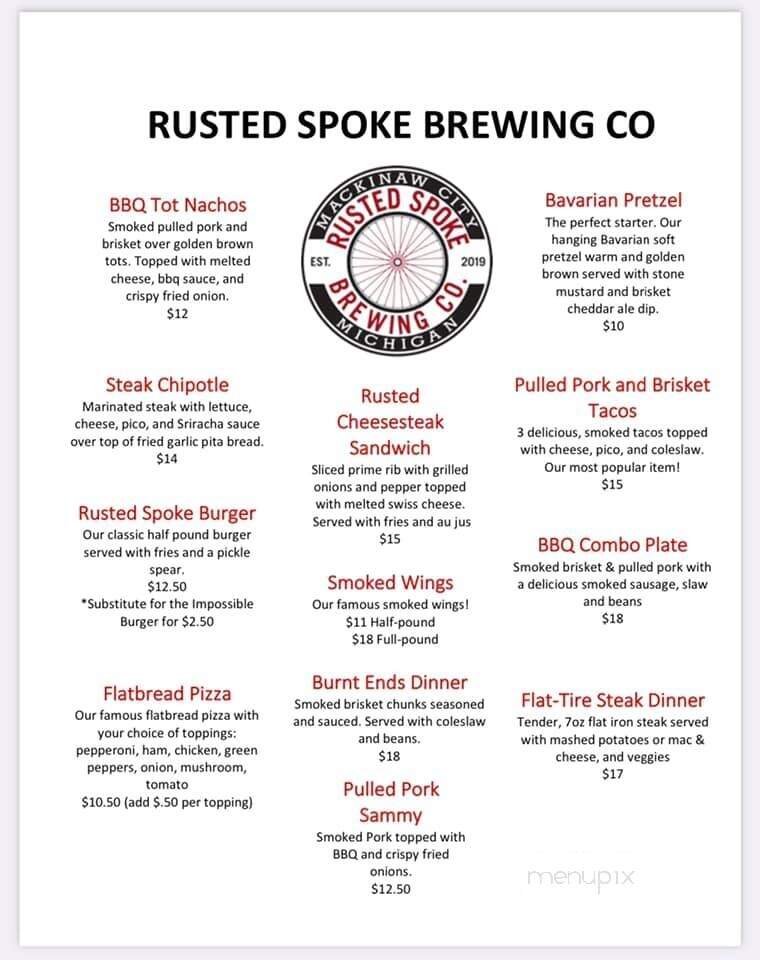 Rusted Spoke Brewing - Mackinaw City, MI
