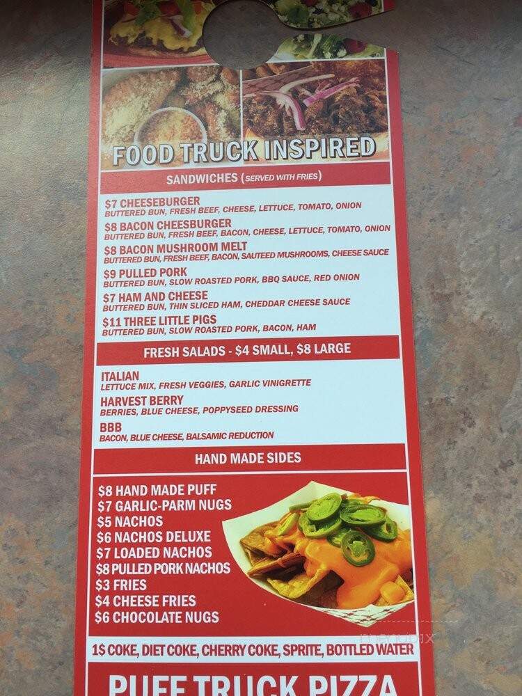 Puff Truck Pizza - Elburn, IL menu_pic