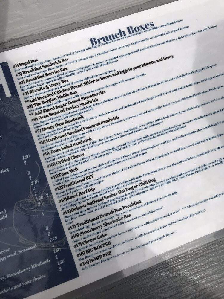 Brunch Box - Chelan, WA menu_pic