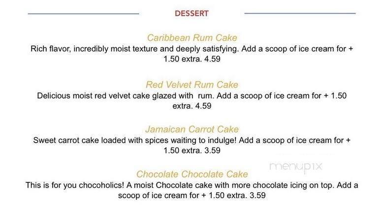 Island Jerk Cuisine - Southern Pines, NC menu_pic