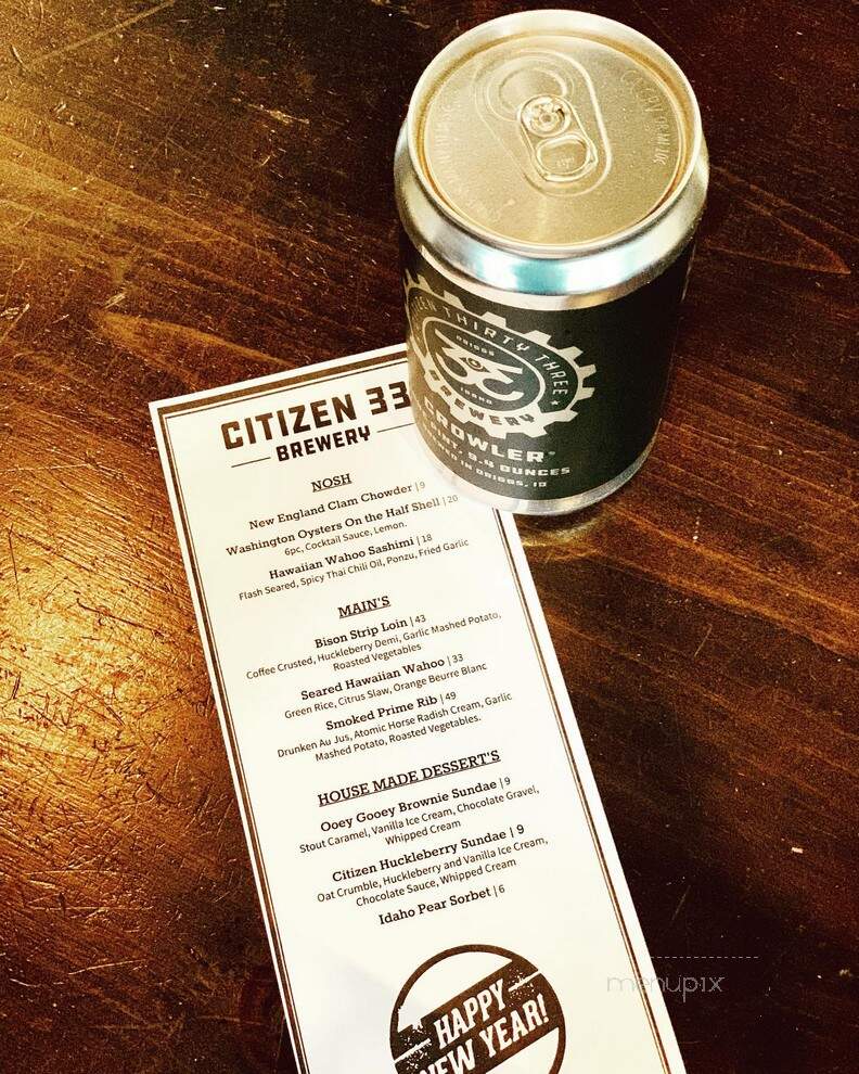 Citizen 33 Brewery - Driggs, ID