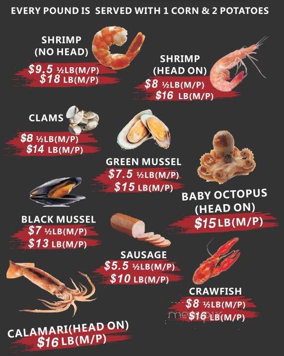 The Juicy Seafood - Denver, CO menu_pic
