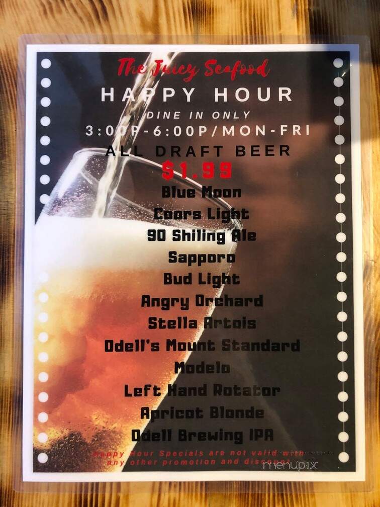 The Juicy Seafood - Denver, CO menu_pic