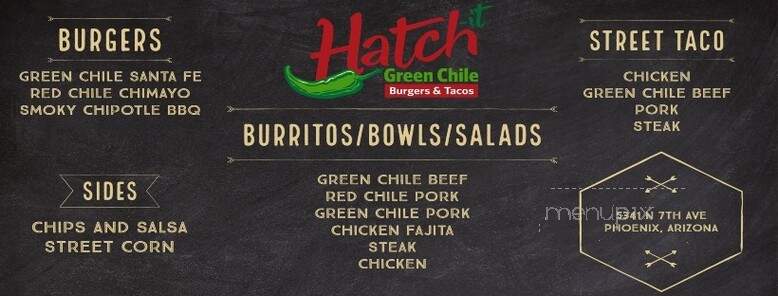 Hatch-it: Green Chile Burgers & Tacos - Phoenix, AZ