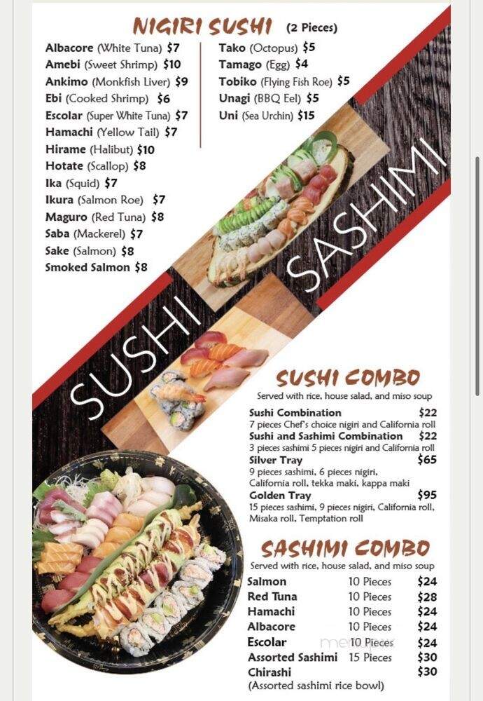 Misaka Sushi - Brentwood, CA menu_pic