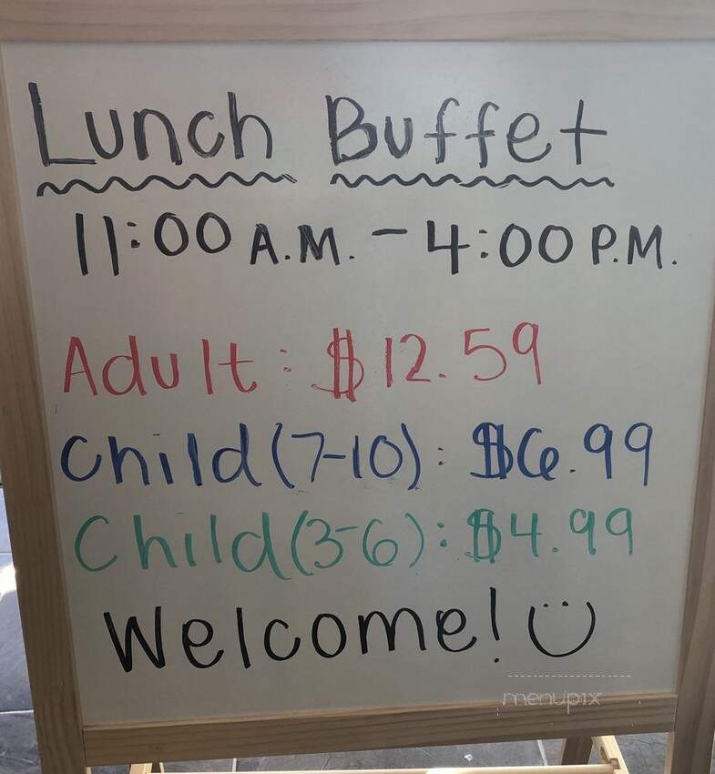 Tokyo Grill & Sushi Buffet - Washington Township, OH menu_pic