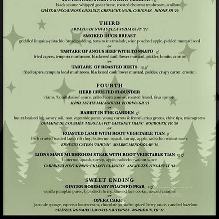 The Coronet - Tucson, AZ menu_pic
