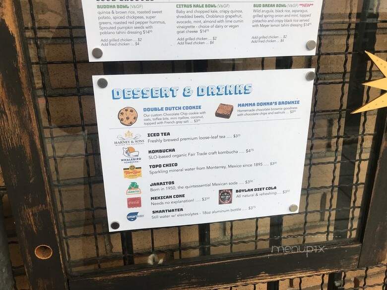 The Dutch Door - Napa, CA menu_pic