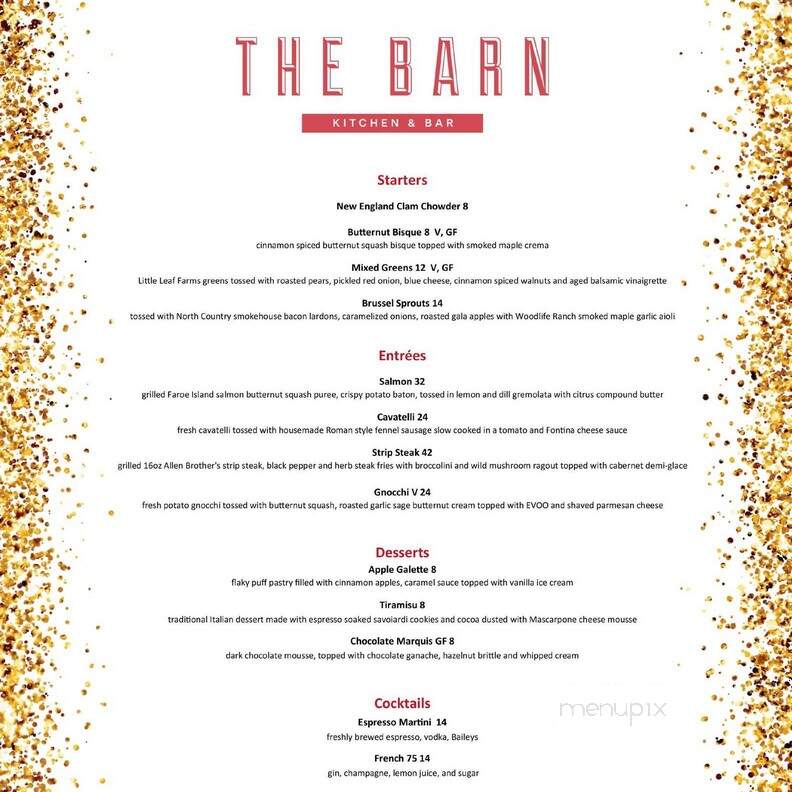 The Barn Kitchen & Bar - Williamstown, MA