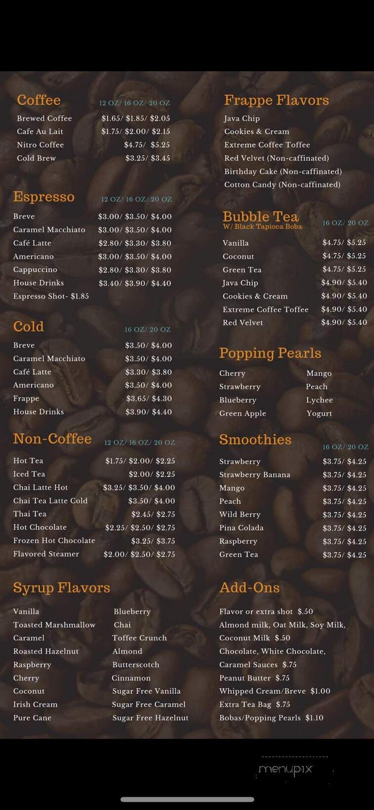 The Daily Grind of Mooresville - Mooresville, NC menu_pic