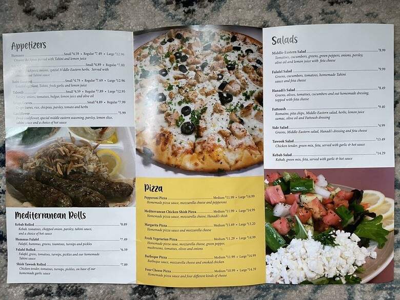 Hanadi's - Pittsburgh, PA menu_pic
