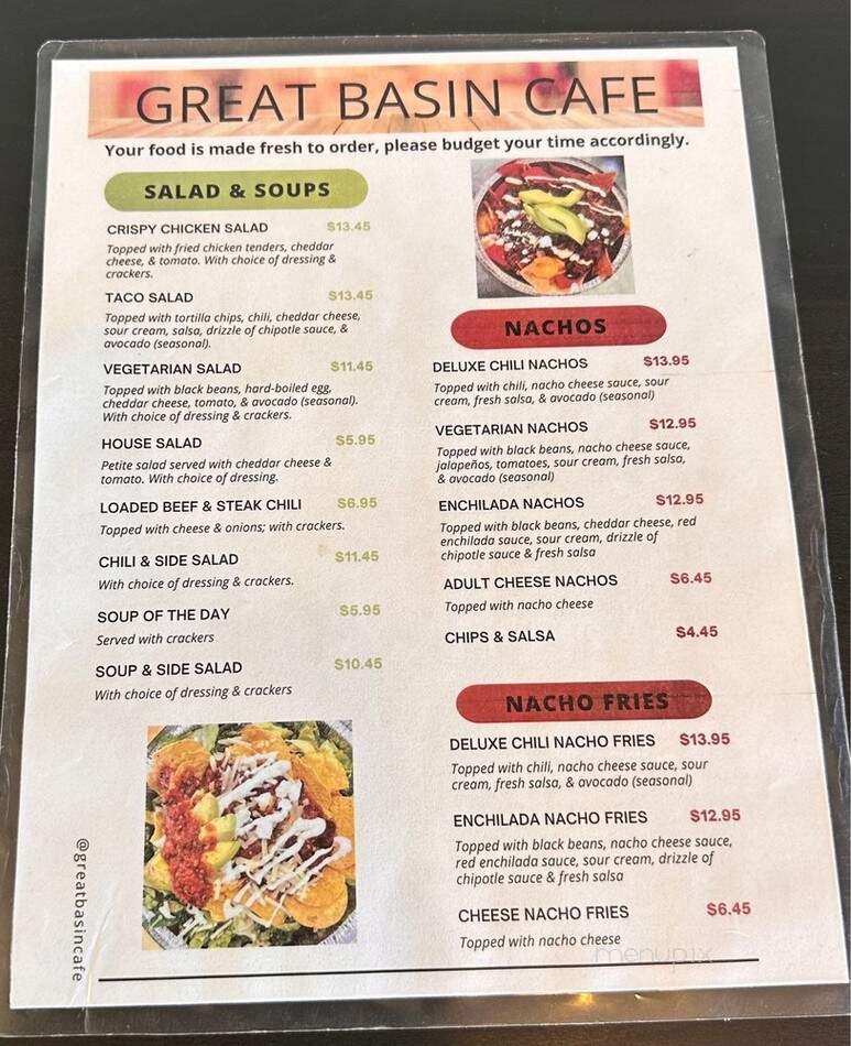 Great Basin Cafe - Baker, NV