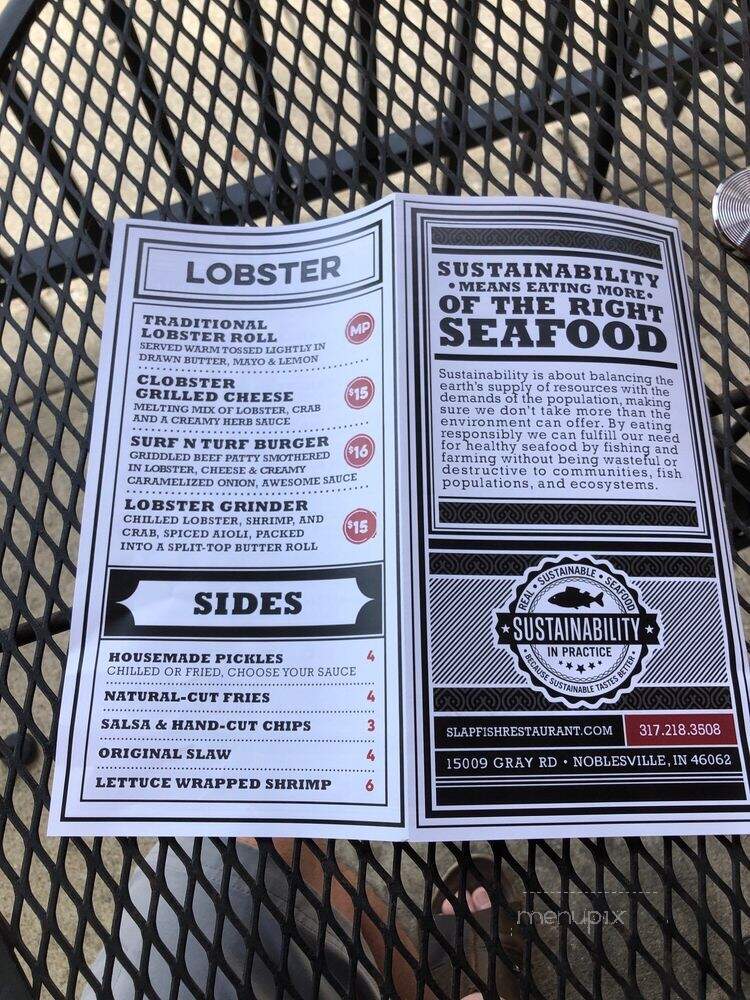 Slapfish - Noblesville, IN menu_pic