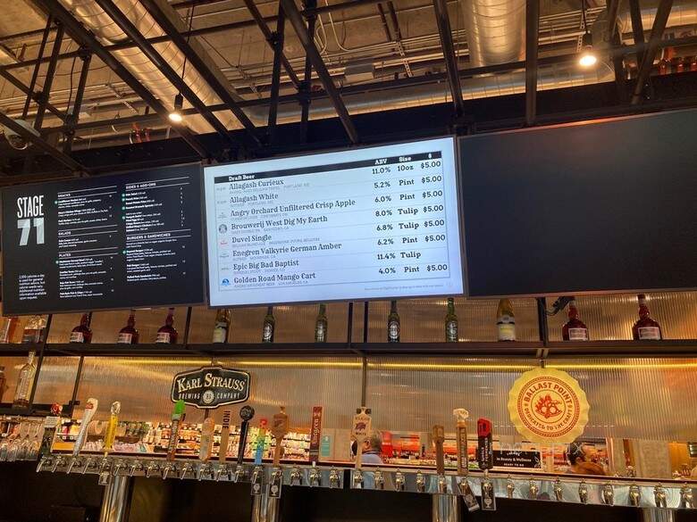 Stage 71 - Burbank, CA menu_pic