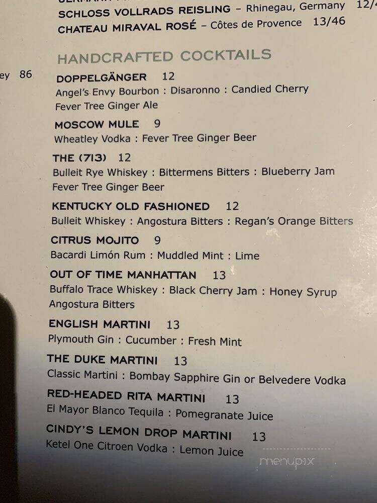 Merus Grill by J. Alexander's - Houston, TX menu_pic