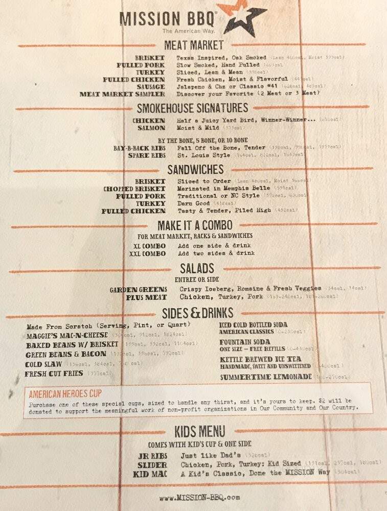 Mission BBQ - Herndon, VA menu_pic