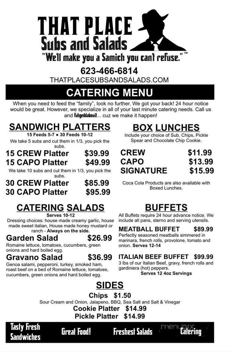 That Place Subs and Salads - Peoria, AZ