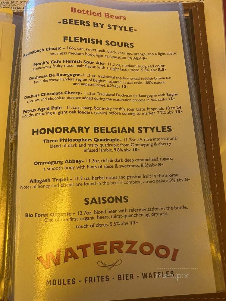 Waterzooi Brasserie & Oyster Bar - Port Washington, NY