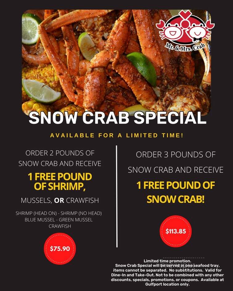 Mr & Mrs Crab - Gulfport, MS menu_pic