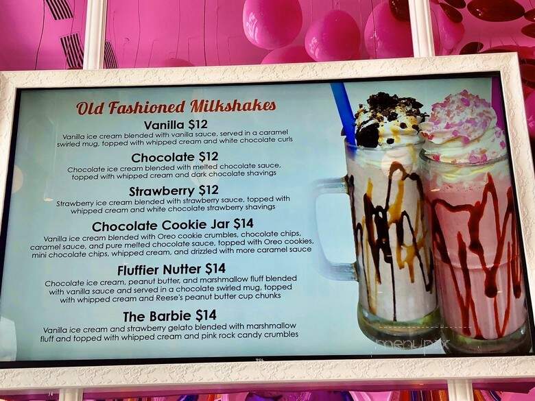Sugar Factory - Los Angeles, CA menu_pic