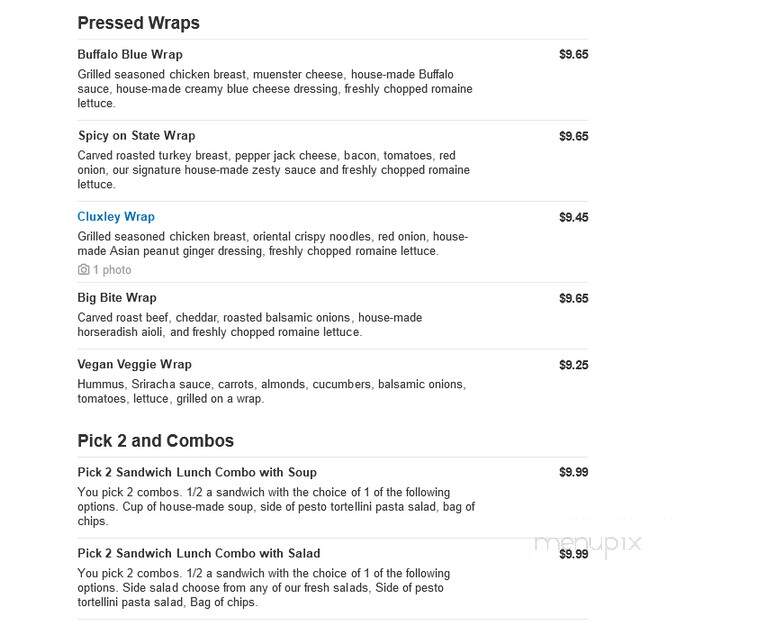 Scratch Bakes - Lancaster, PA menu_pic