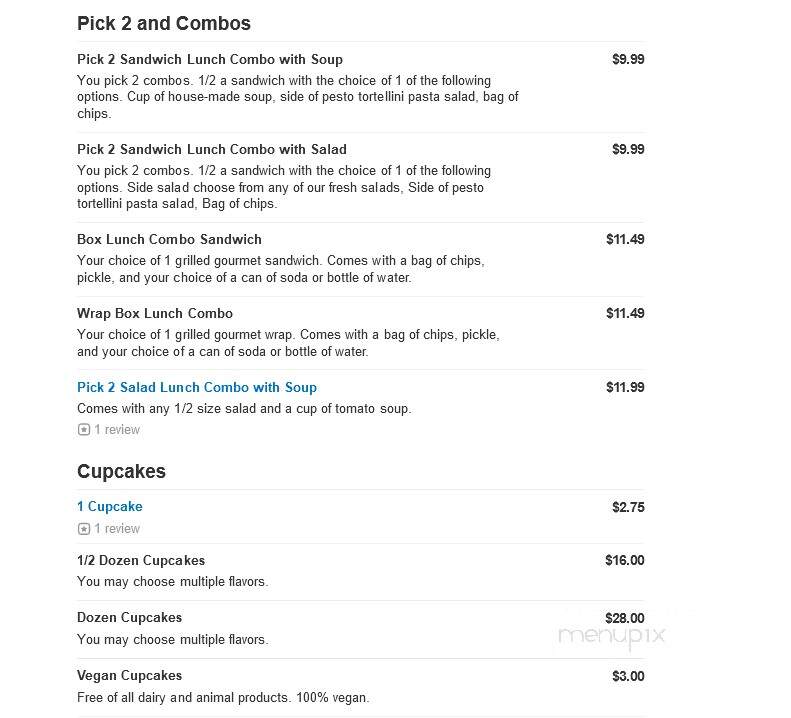 Scratch Bakes - Lancaster, PA menu_pic