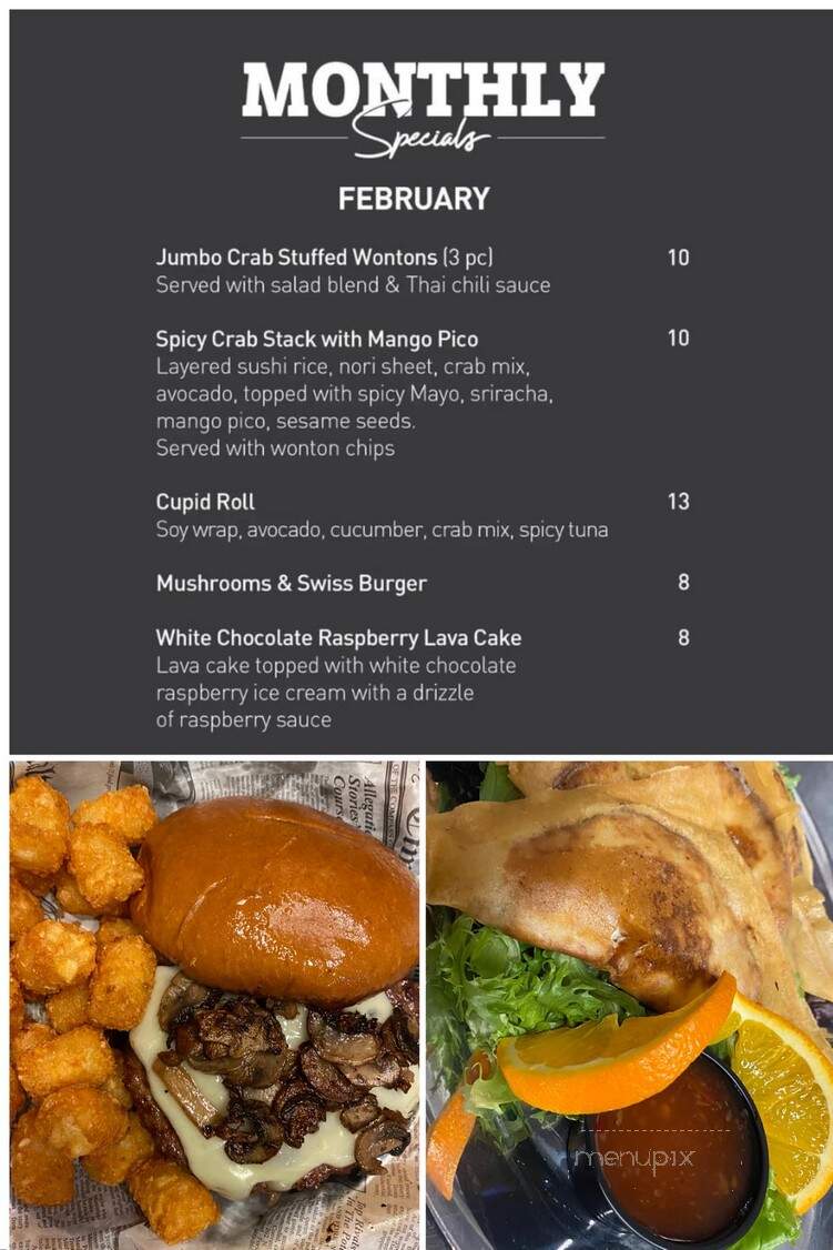 Firebox - Belvidere, IL menu_pic