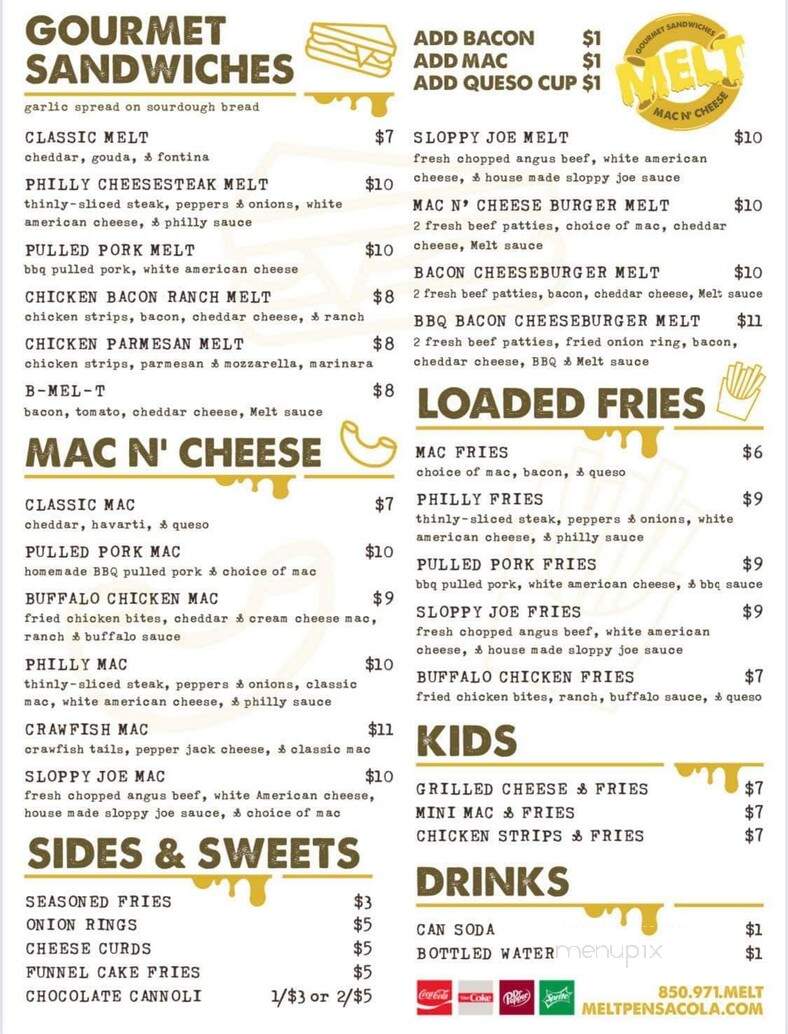 The 5 Barrel - Pensacola, FL menu_pic