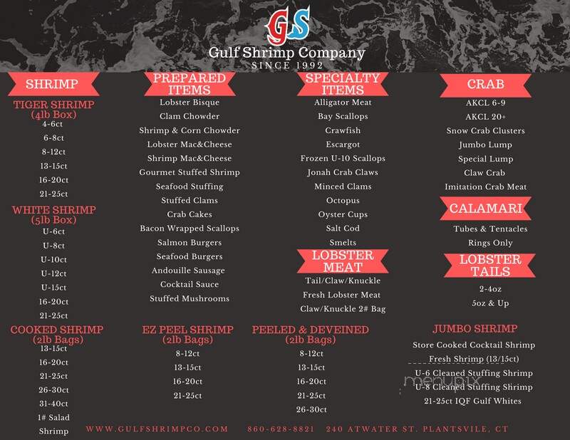 Gulf Shrimp - Plantsville, CT menu_pic