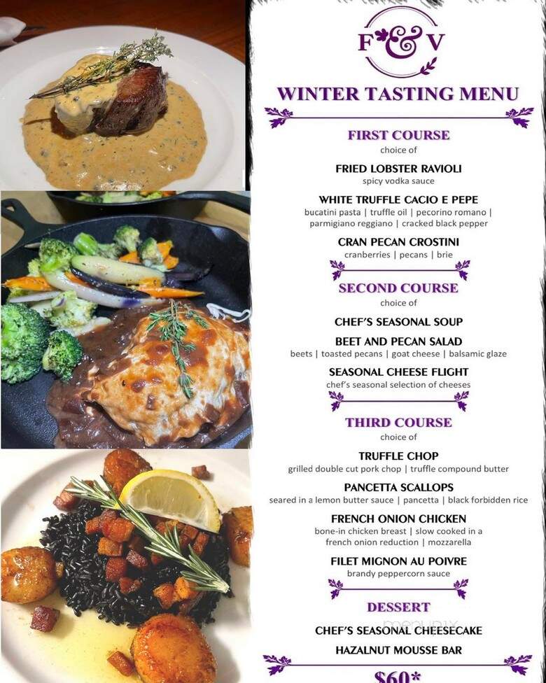 Fig & Vine - New York, NY menu_pic