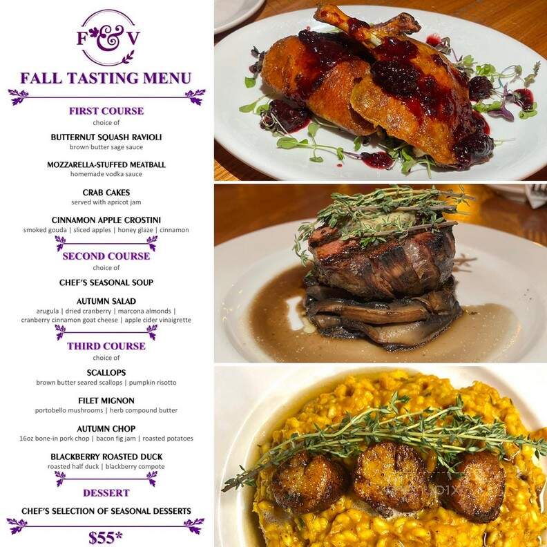 Fig & Vine - New York, NY menu_pic