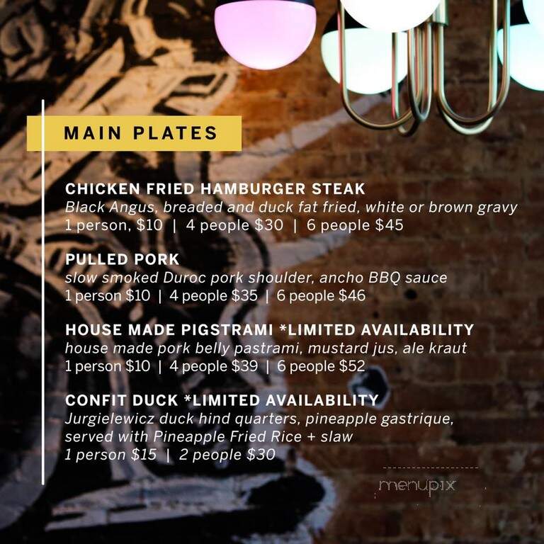 Pineapple Ink Tavern - Augusta, GA menu_pic