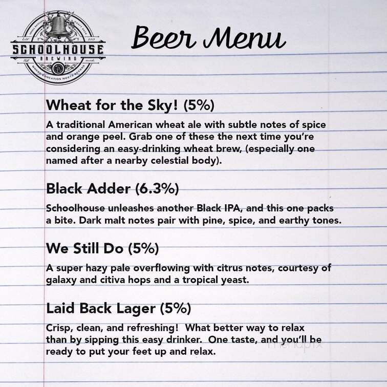 Pineapple Ink Tavern - Augusta, GA menu_pic