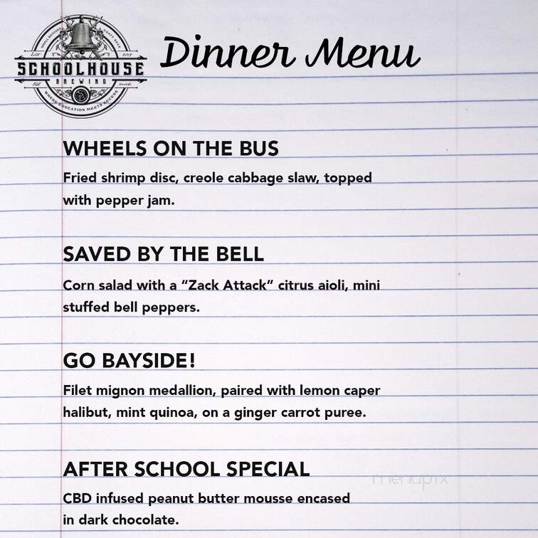 Pineapple Ink Tavern - Augusta, GA menu_pic