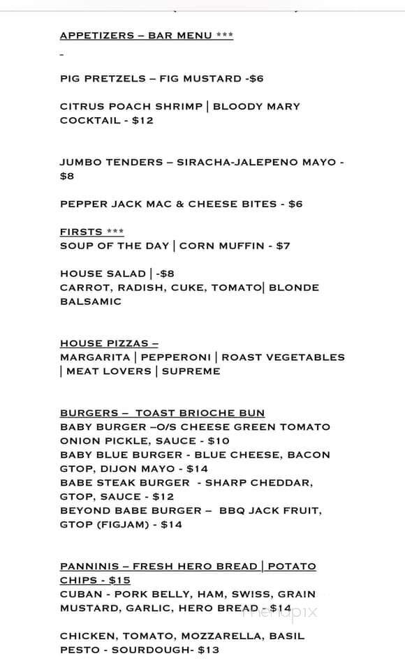Salt Lick Tavern - Lake Hughes, CA menu_pic