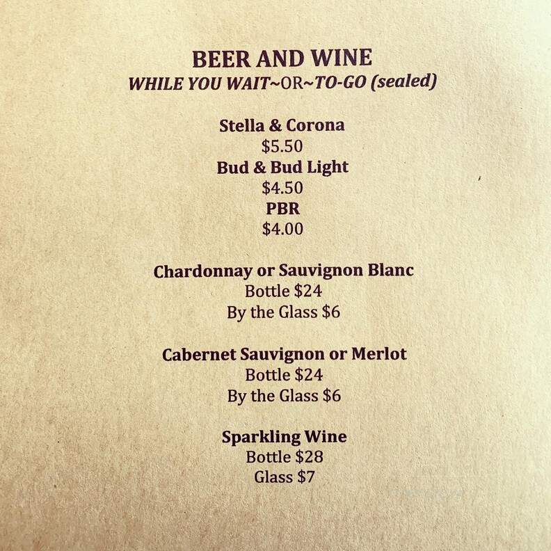 Salt Lick Tavern - Lake Hughes, CA menu_pic