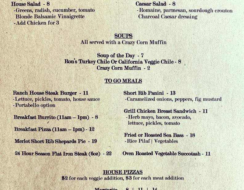 Salt Lick Tavern - Lake Hughes, CA menu_pic