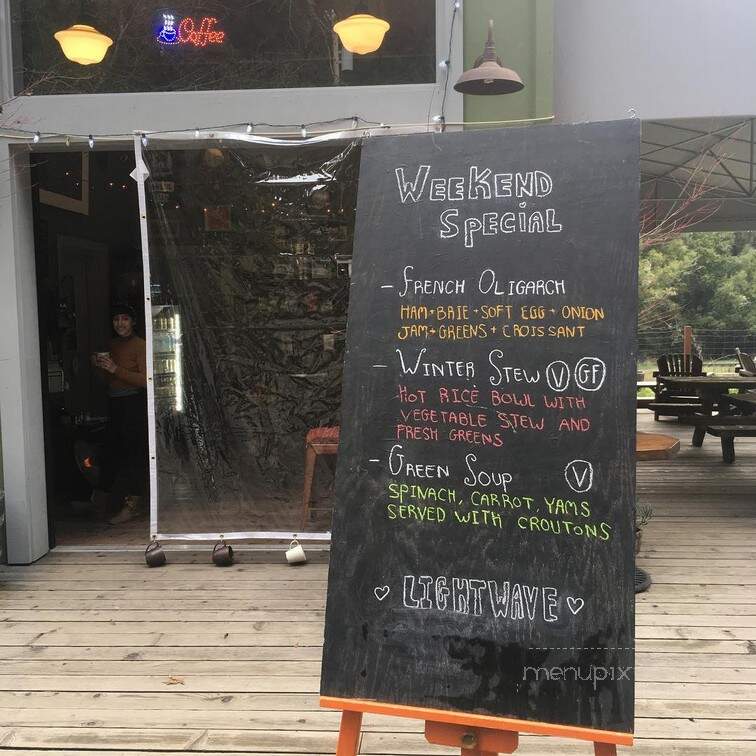 Lightwave Coffee and Kitchen - Monte Rio, CA menu_pic
