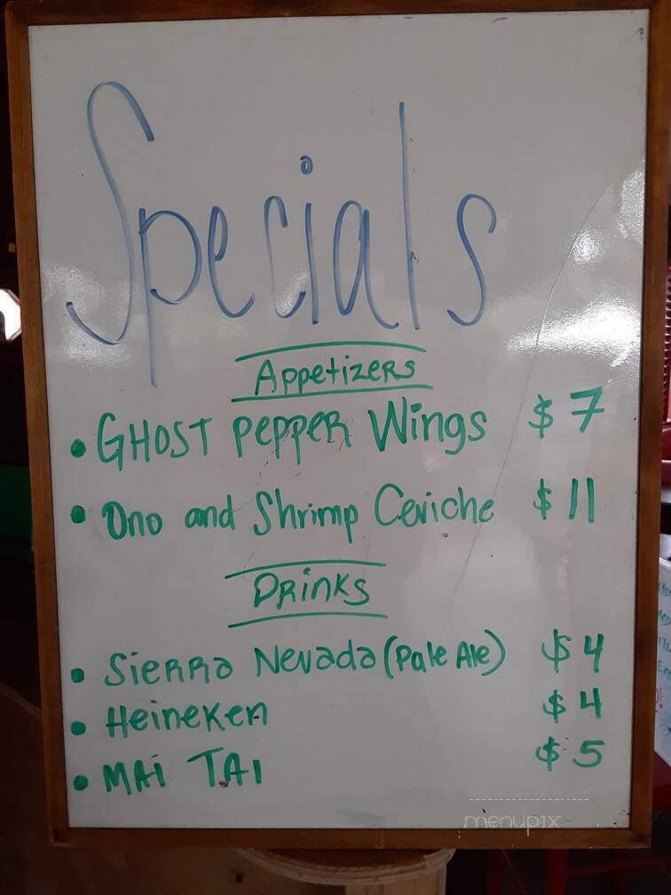 The Empanada Lady - Wailuku, HI menu_pic