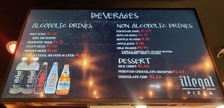 Illegal Pizza - Lauderhill, FL menu_pic