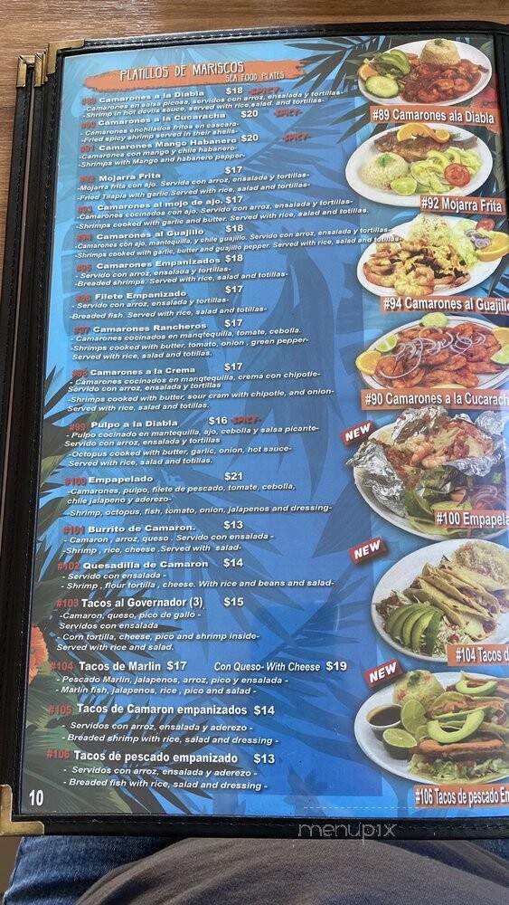 Puerto Vallarta Mexican Grill - Salt Lake City, UT menu_pic