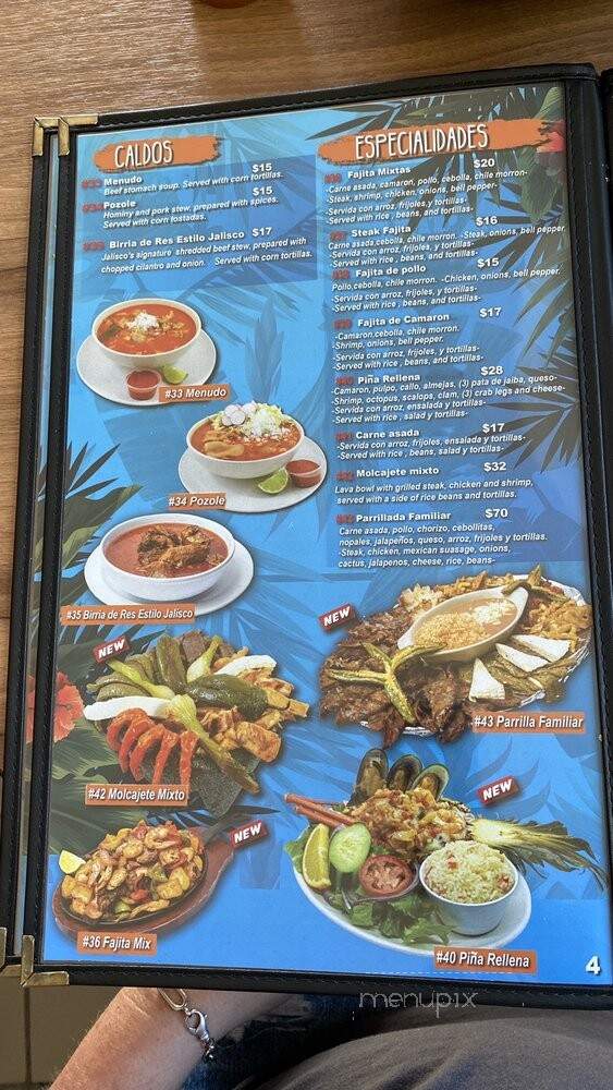 Puerto Vallarta Mexican Grill - Salt Lake City, UT menu_pic