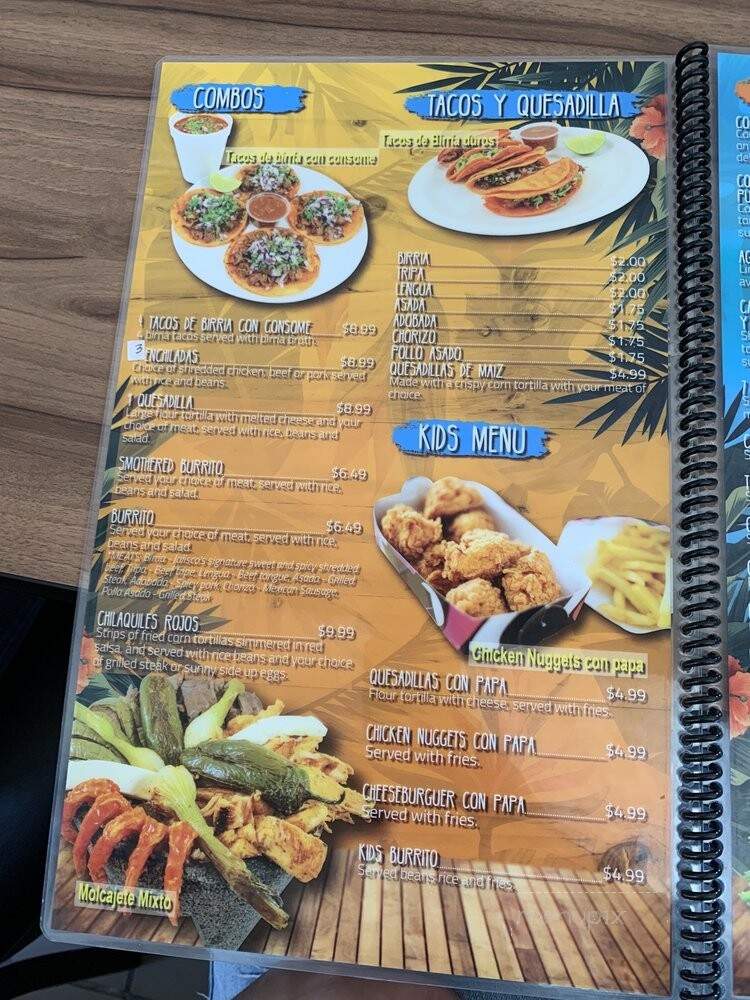 Puerto Vallarta Mexican Grill - Salt Lake City, UT menu_pic
