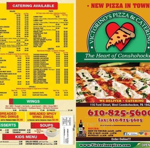 Victorino's Pizza & Catering - Conshohocken, PA