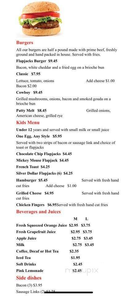 Flapjacks 'n more - Overland Park, KS menu_pic