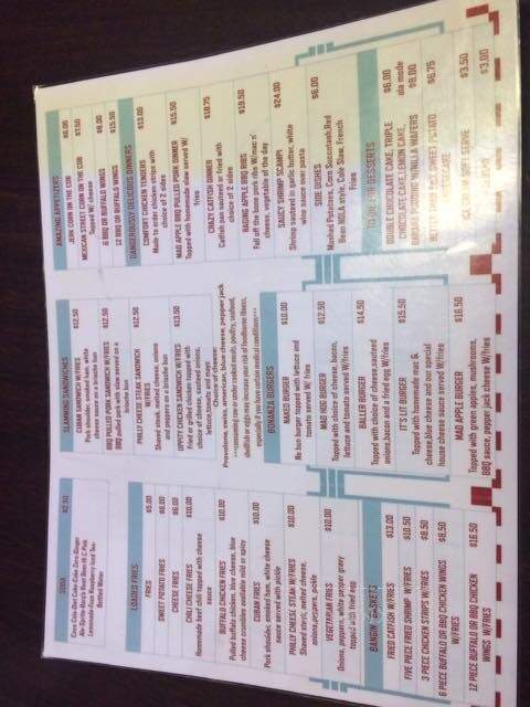 Mad Apples - East Stroudsburg, PA menu_pic
