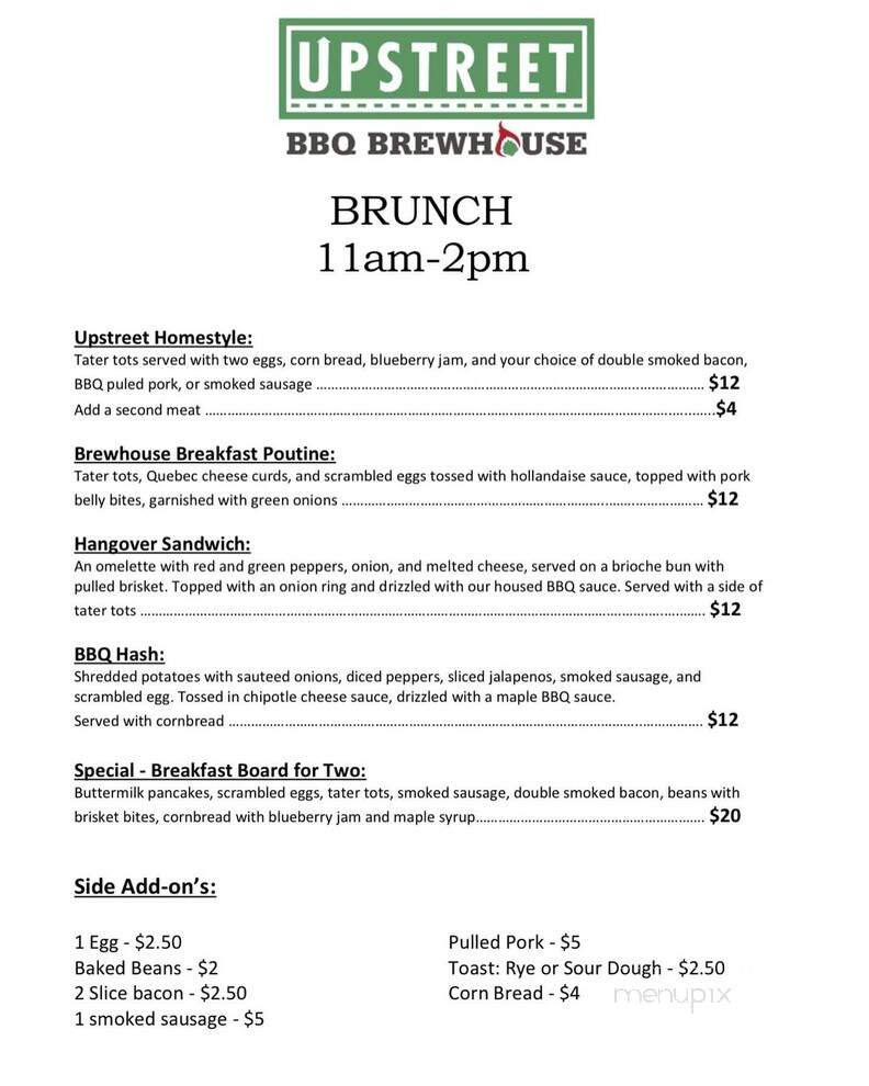 Upstreet BBQ Brewhouse - Dartmouth, NS
